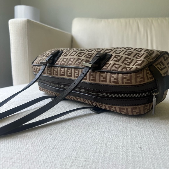 🤎❌️SOLD❌️FENDI Zucchino Handle Bag🤎 - Picture 4 of 10
